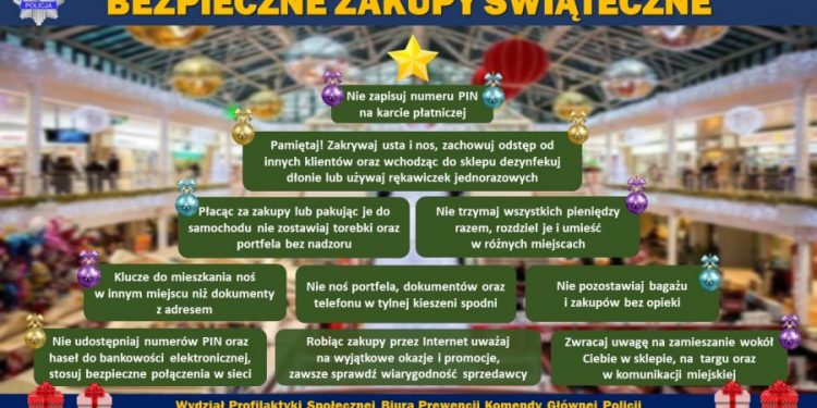 Bezpieczne zakupy świąteczne