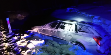 Podróż zakończył w rowie – miał ponad 1,5 promila alkoholu w organizmie