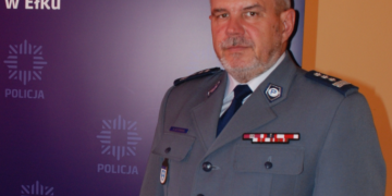 Pożegnanie ze służbą Komendanta Powiatowego Policji w Ełku