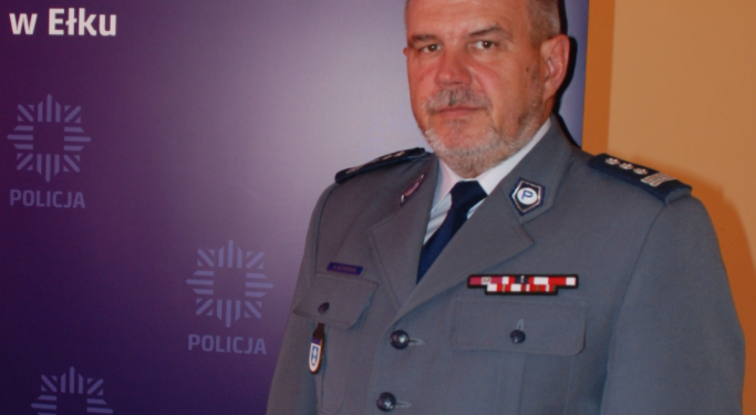 Pożegnanie ze służbą Komendanta Powiatowego Policji w Ełku
