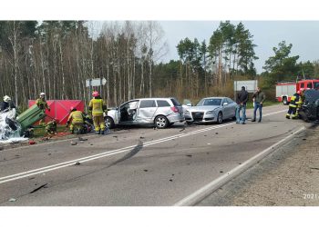 Tragiczny wypadek na trasie Ełk – Mońki