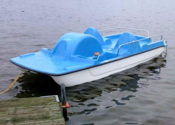 Nietrzeźwy pływał rowerem wodnym