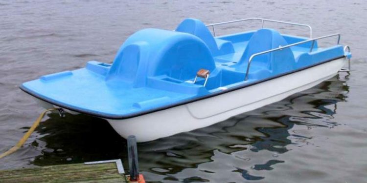 Nietrzeźwy pływał rowerem wodnym