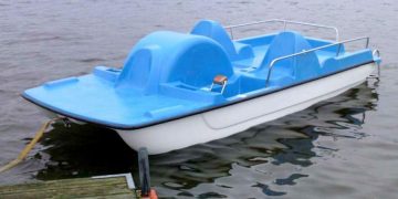 Nietrzeźwi pływali rowerem wodnym