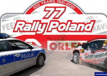 Policjanci gotowi do zabezpieczenia 77 Rajdu Polski