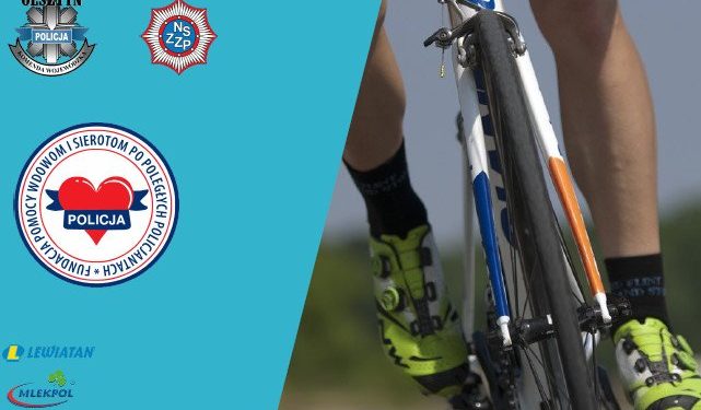 Policyjny rajd rowerowy wzdłuż granic Warmii i Mazur
