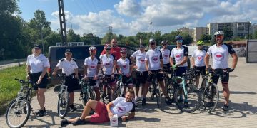 Zakończył się Rajd Rowerowy Granicami Warmii i Mazur, wspierający dzieci i wdowy po poległych policjantach