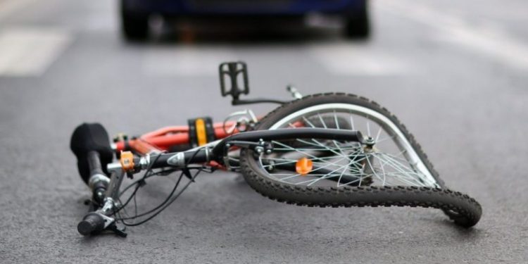 Potrącenie rowerzysty na ulicy Kilińskiego