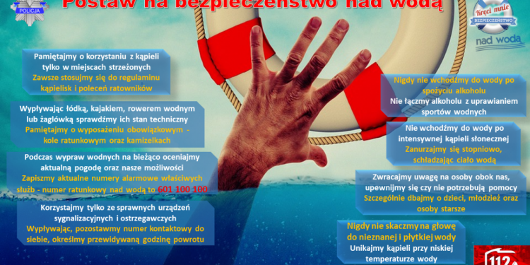 Policyjni wodniacy przypominają, że woda jest żywiołem, z którym nie da się wygrać