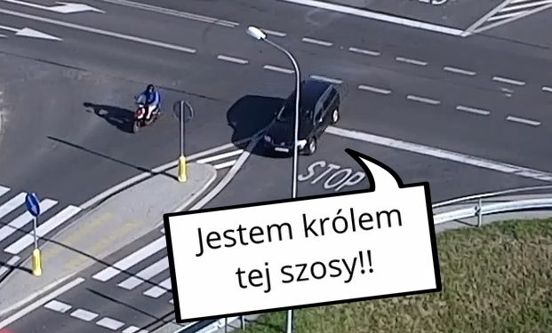 „STOP” znaczy stop, a nie jedź jak chcesz … [film]