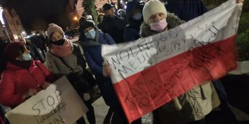 Lex TVN. Protest w Ełku.