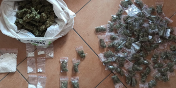 Narkotyki zabezpieczone przez policjantów z Ełku