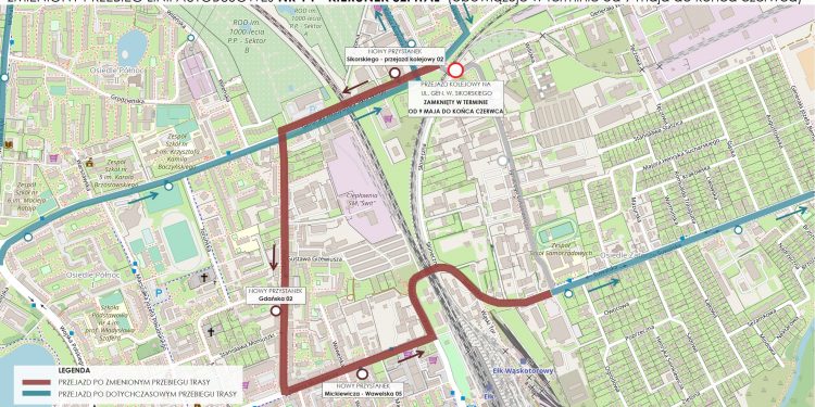 Zamknięcie przejazdu kolejowego na ul. Sikorskiego