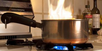 Zostawił garnek na gazie i zasnął