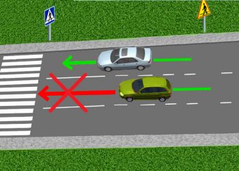 Nie wyprzedzaj przed przejściem dla pieszych