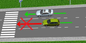 Nie wyprzedzaj przed przejściem dla pieszych