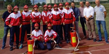 Hydronetki w rękach młodych strażaków z Kalinowa