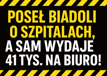 Luksus w biurze poselskim? Lista zakupów powoduje OPAD SZCZĘKI