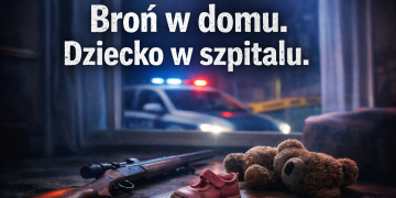 Niekontrolowany strzał ranił 2-letnią dziewczynkę