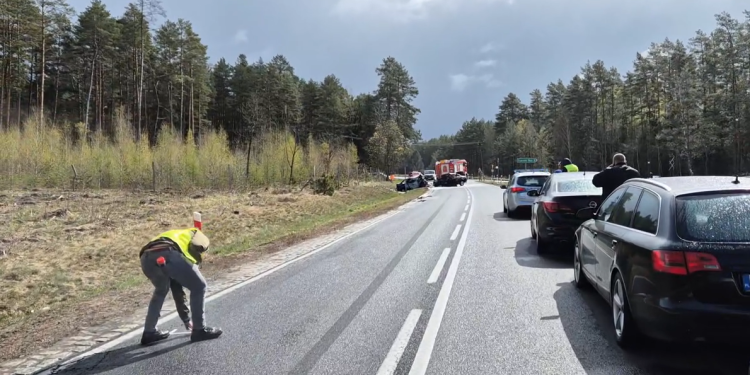 DRAMAT NA DK58! AUTA SPŁONĘŁY, DWIE OSOBY NIE ŻYJĄ!
