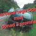 Jechał slalomem do tragedii …