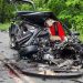 MASAKRA POD ORZYSZEM. OPEL ROZTRZASKANY PO ZDERZENIU Z TIREM