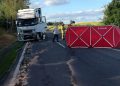 Horror na DK57! Kierowca osobówki zginął w zderzeniu z tirem