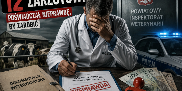 WETERYNARZ Z 12 ZARZUTAMI! MIAŁ POŚWIADCZAĆ NIEPRAWDĘ, BY ZAROBIĆ